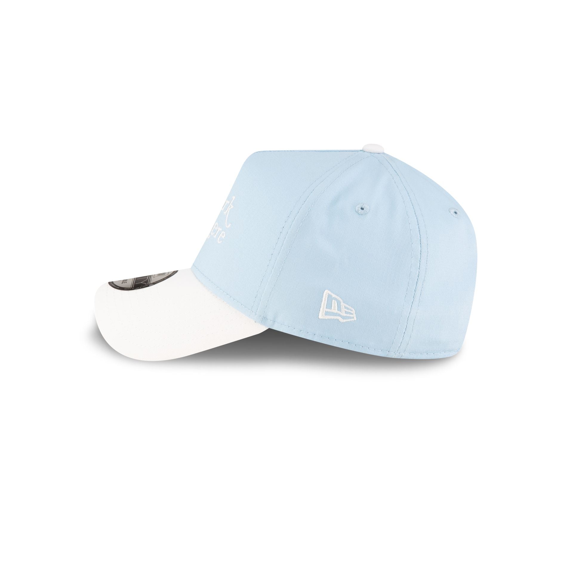 New York or Nowhere x New York Yankees Blue Wordmark 9FORTY A-Frame Snapback Hat - Image 5