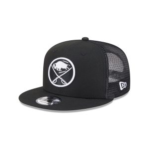 Buffalo Sabres Black 9FIFTY Trucker Hat