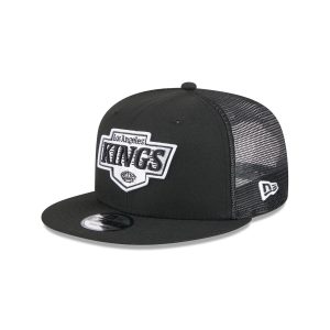 Los Angeles Kings Black 9FIFTY Trucker Hat