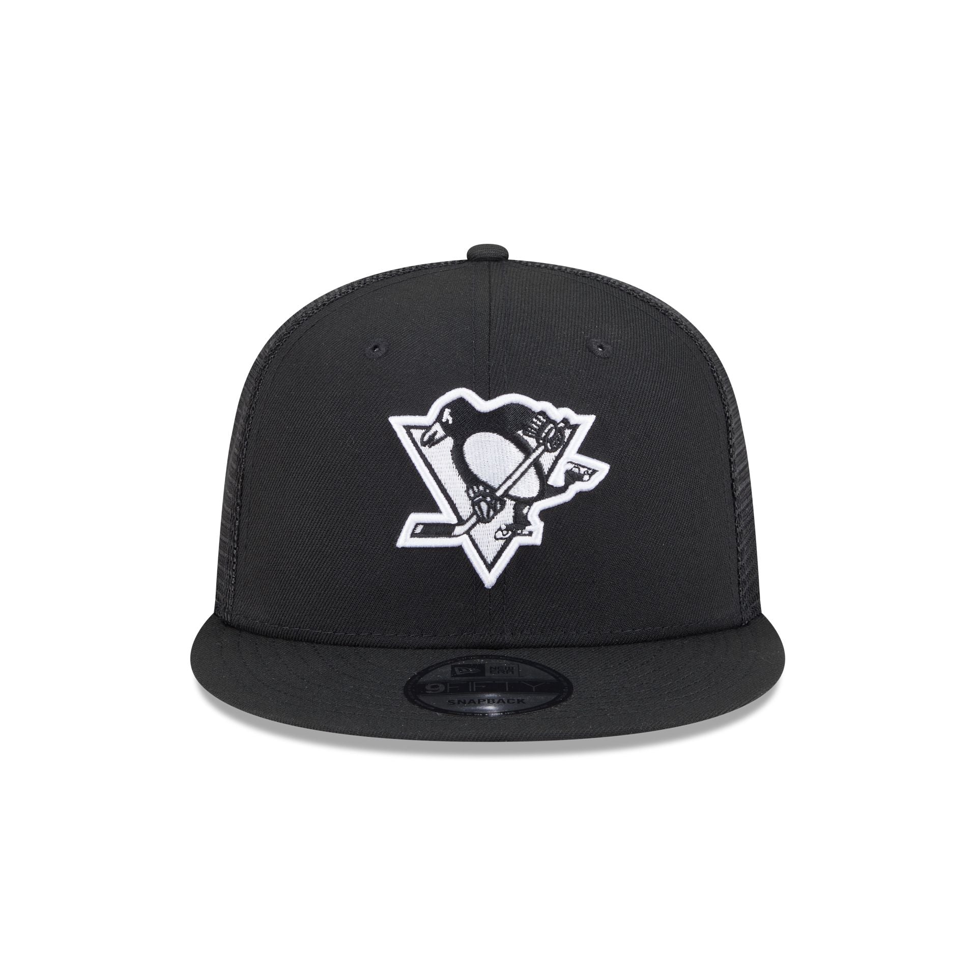 Pittsburgh Penguins Black 9FIFTY Trucker Hat - Image 2