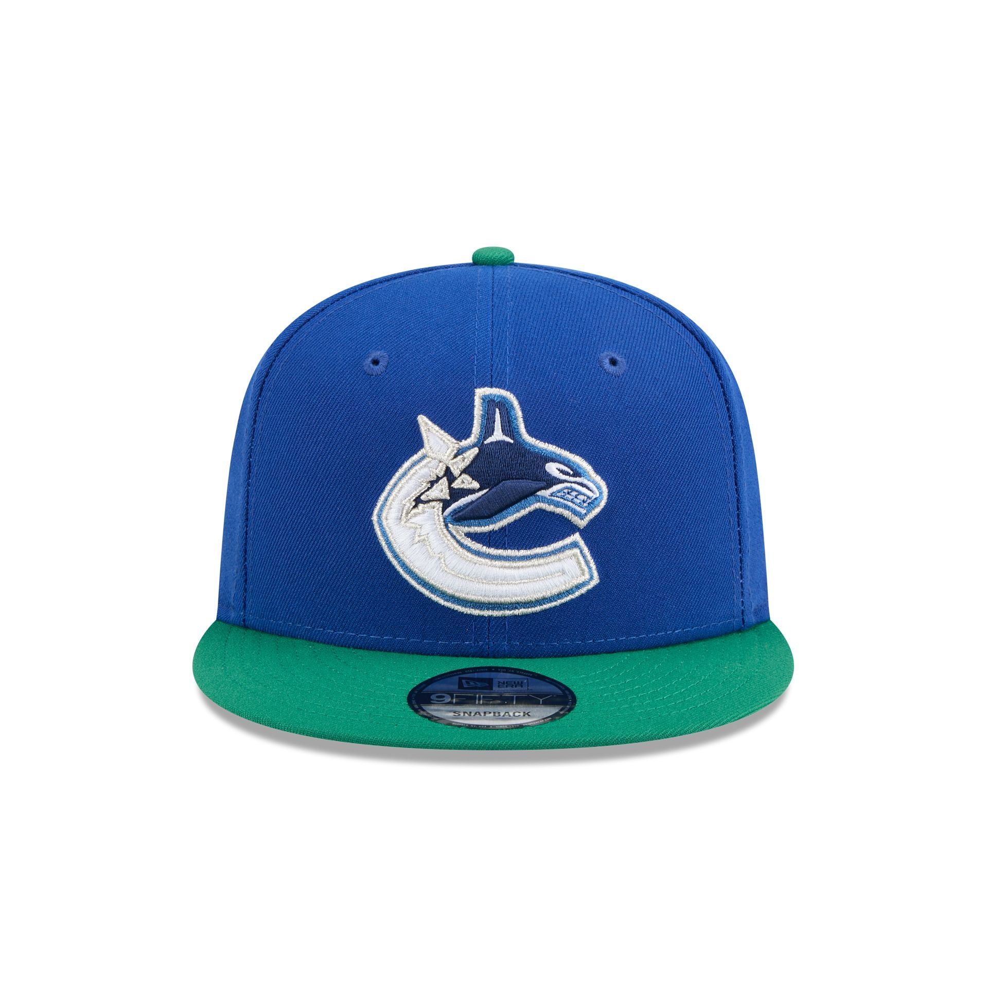 Vancouver Canucks Green Visor 9FIFTY Snapback Hat - Image 2
