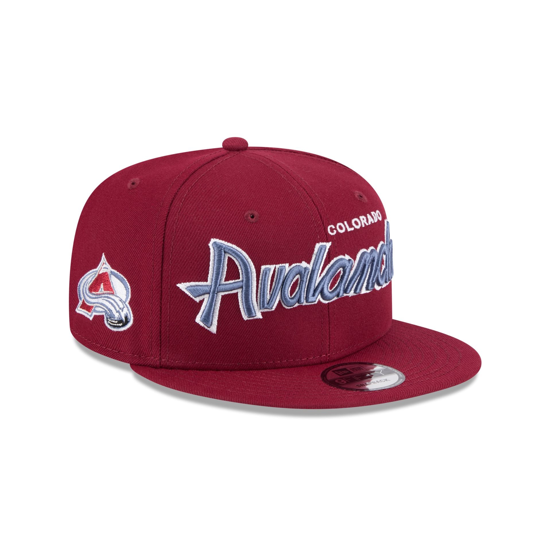 Colorado Avalanche Script 9FIFTY Snapback Hat - Image 3