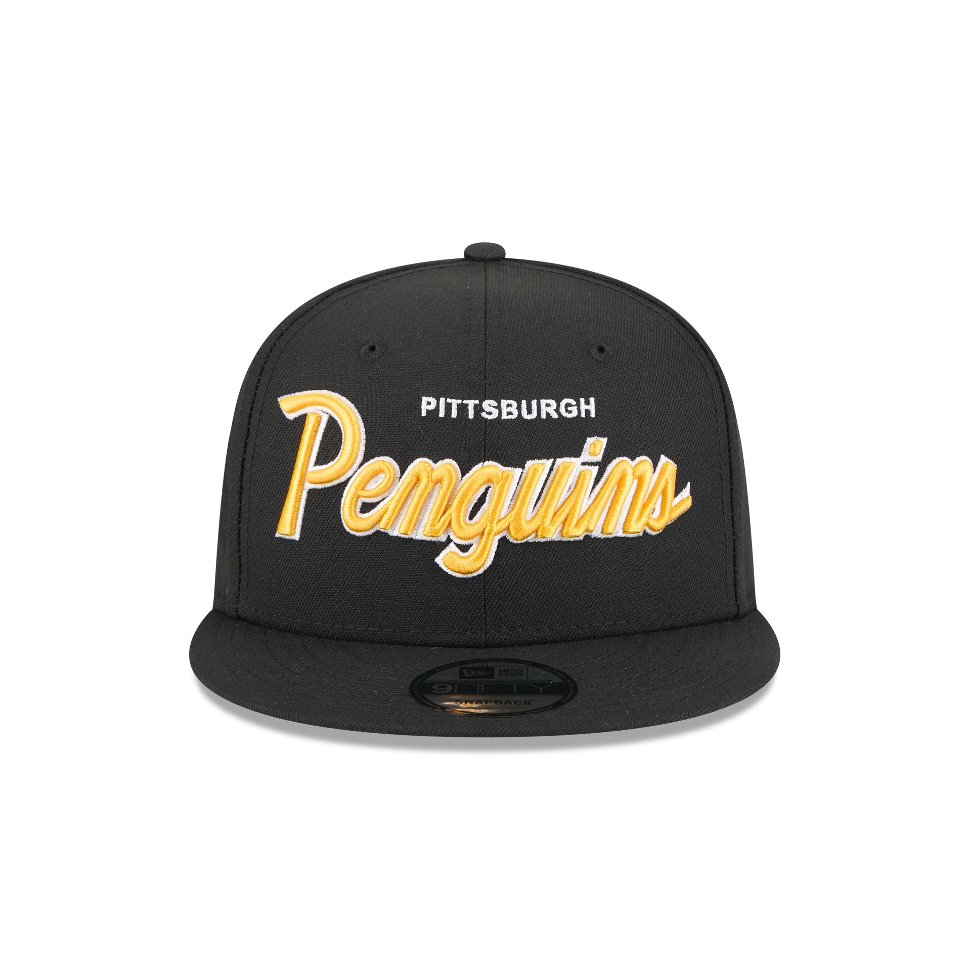 Pittsburgh Penguins Script 9FIFTY Snapback Hat - Image 2