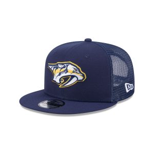 Nashville Predators Team Tag 9FIFTY Trucker Hat
