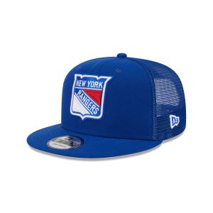 New York Rangers Team Tag 9FIFTY Trucker Hat