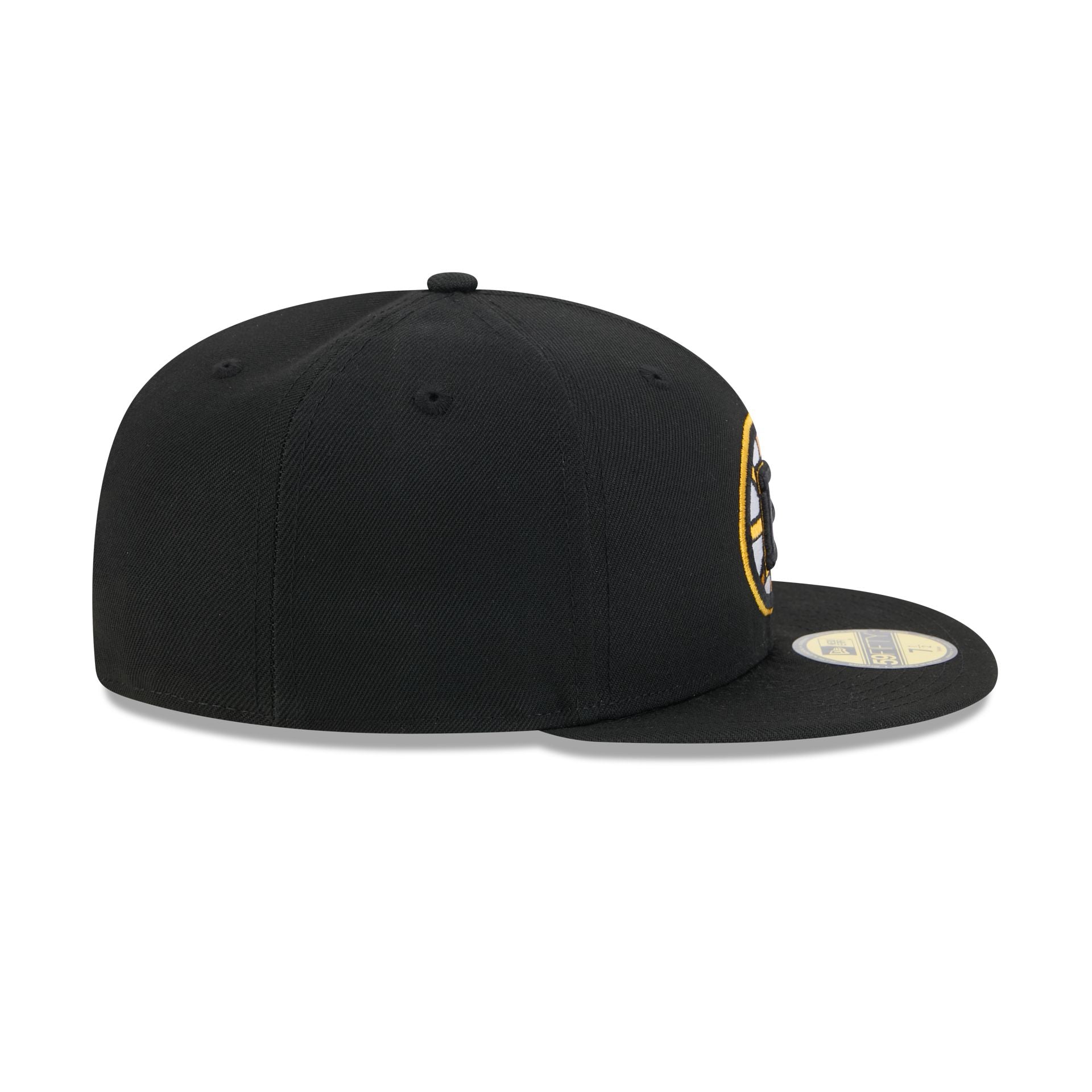 Boston Bruins Rear Wordmark 59FIFTY Fitted Hat - Image 5