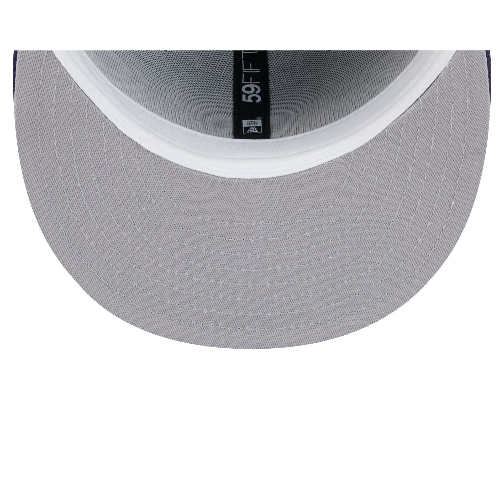 Columbus Blue Jackets Rear Wordmark 59FIFTY Fitted Hat - Image 7