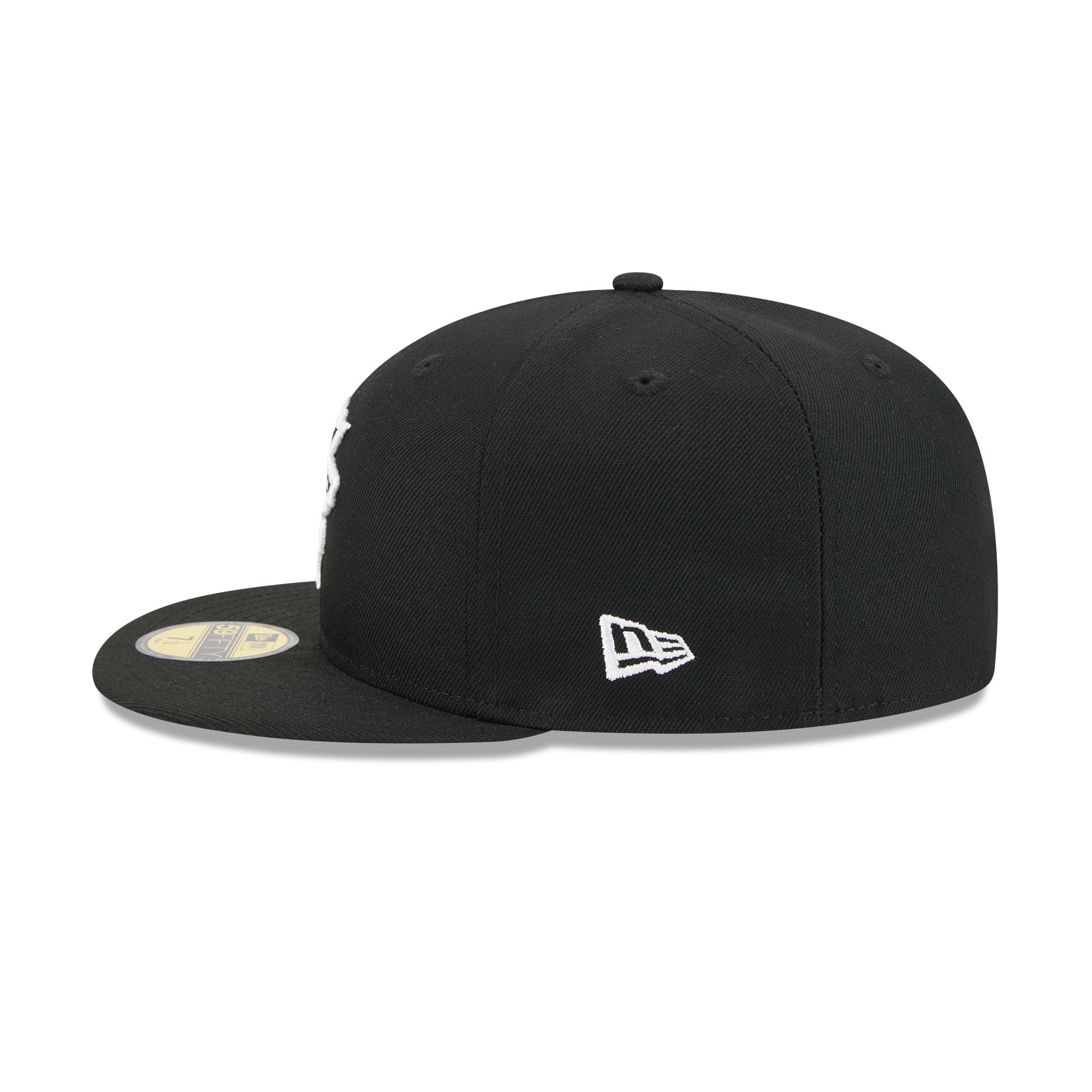 Pittsburgh Penguins Rear Wordmark 59FIFTY Fitted Hat - Image 4
