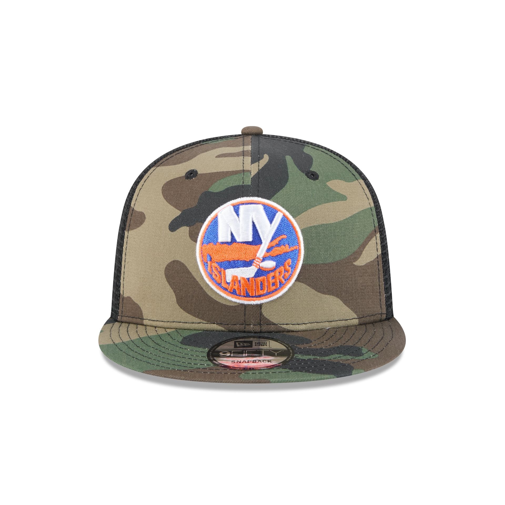 New York Islanders Camo 9FIFTY Trucker Hat - Image 2