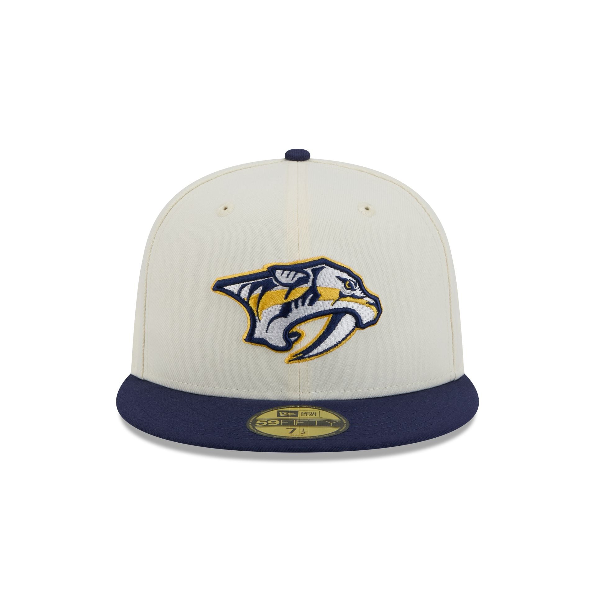 Nashville Predators Chrome White 59FIFTY Fitted Hat - Image 2