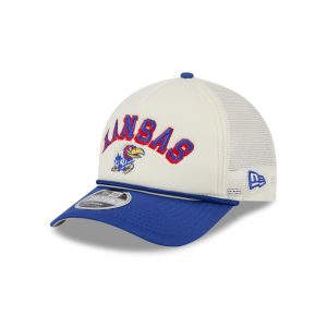 Kansas Jayhawks Chrome Arch 9FORTY M-Crown A-Frame Trucker Hat