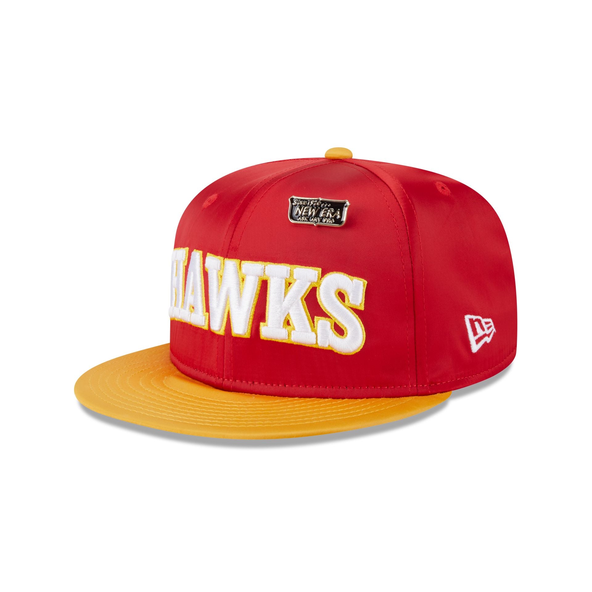 Atlanta Hawks Satin Pin 9FIFTY Snapback Hat - Image 3