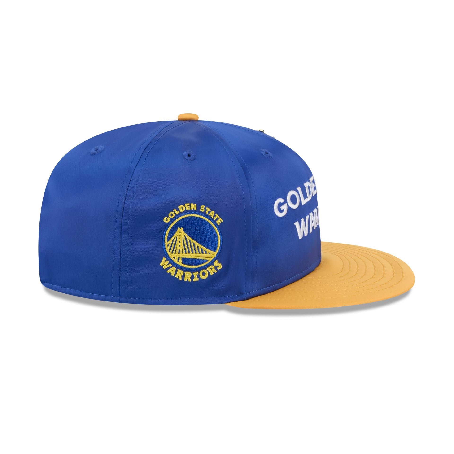 Golden State Warriors Satin Pin 9FIFTY Snapback Hat - Image 4