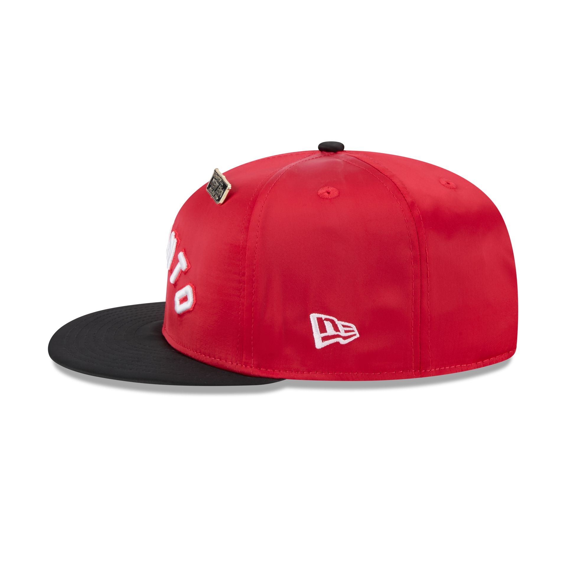 Toronto Raptors Satin Pin 9FIFTY Snapback Hat - Image 5