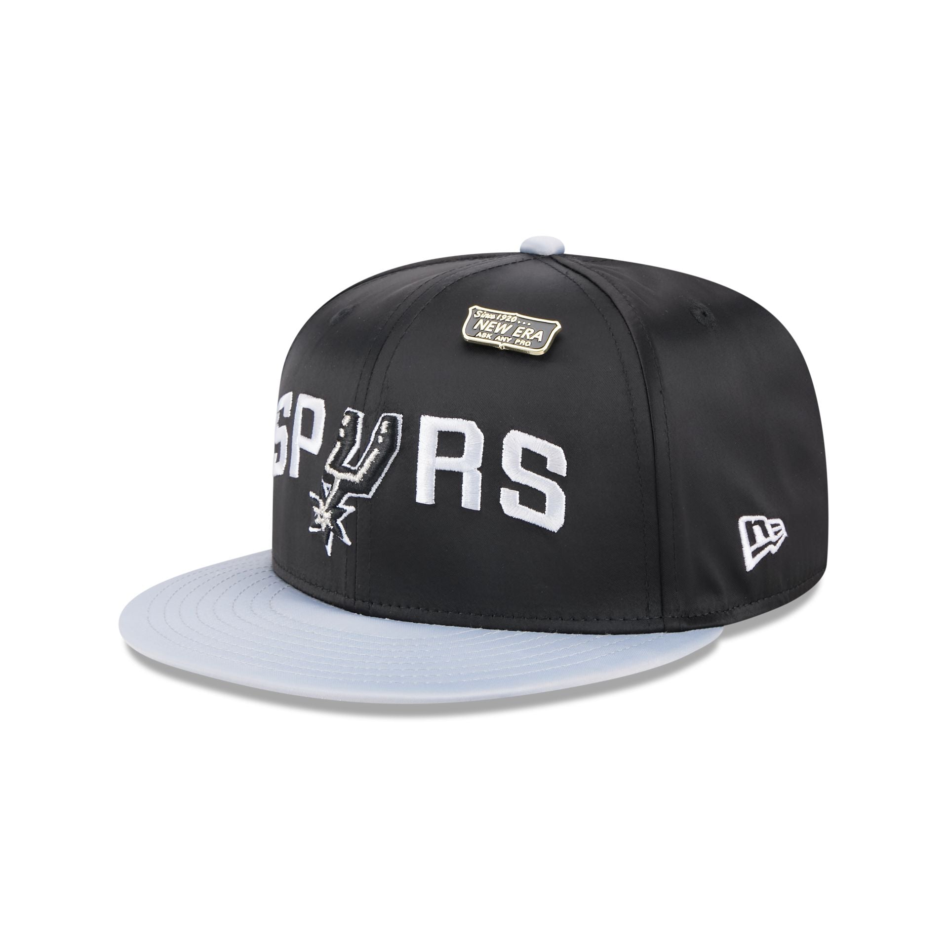 San Antonio Spurs Satin Pin 9FIFTY Snapback Hat - Image 3