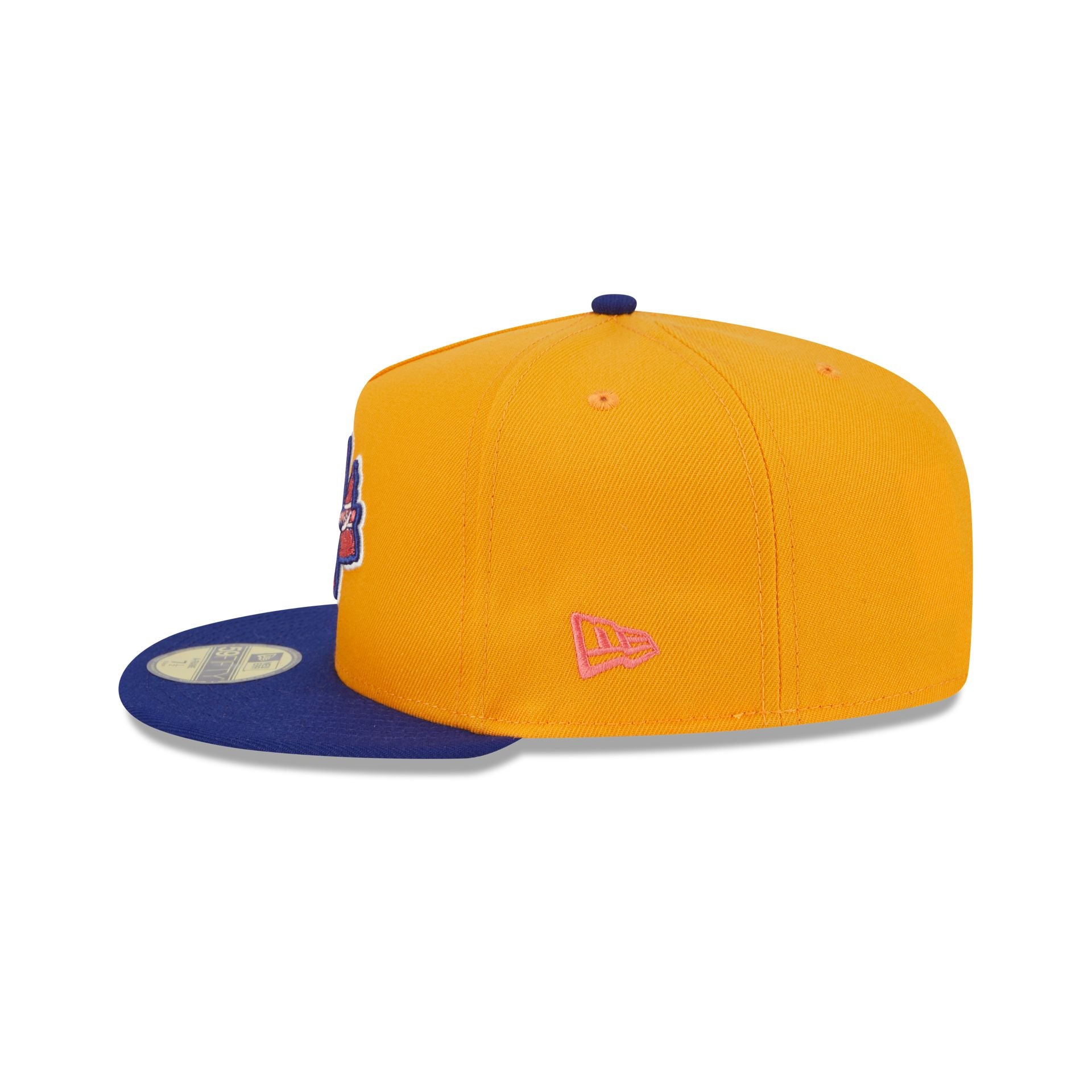 Atlanta Braves Gold 59FIFTY A-Frame Fitted Hat - Image 5