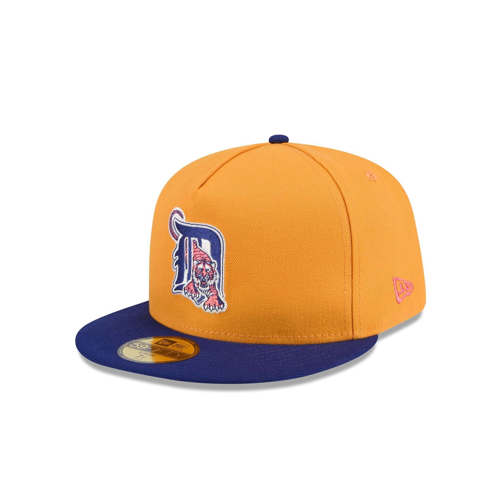 Detroit Tigers Gold 59FIFTY A-Frame Fitted Hat - Image 3