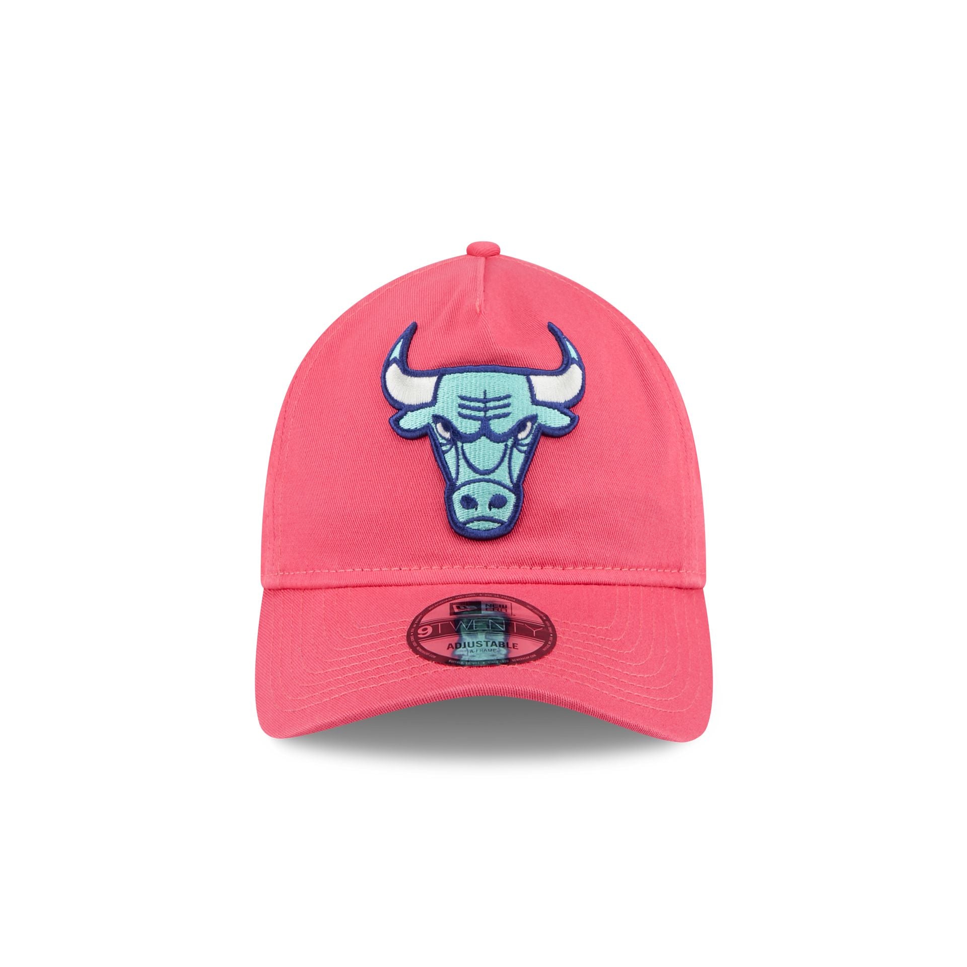 Chicago Bulls Coral 9TWENTY A-Frame Adjustable Hat - Image 2