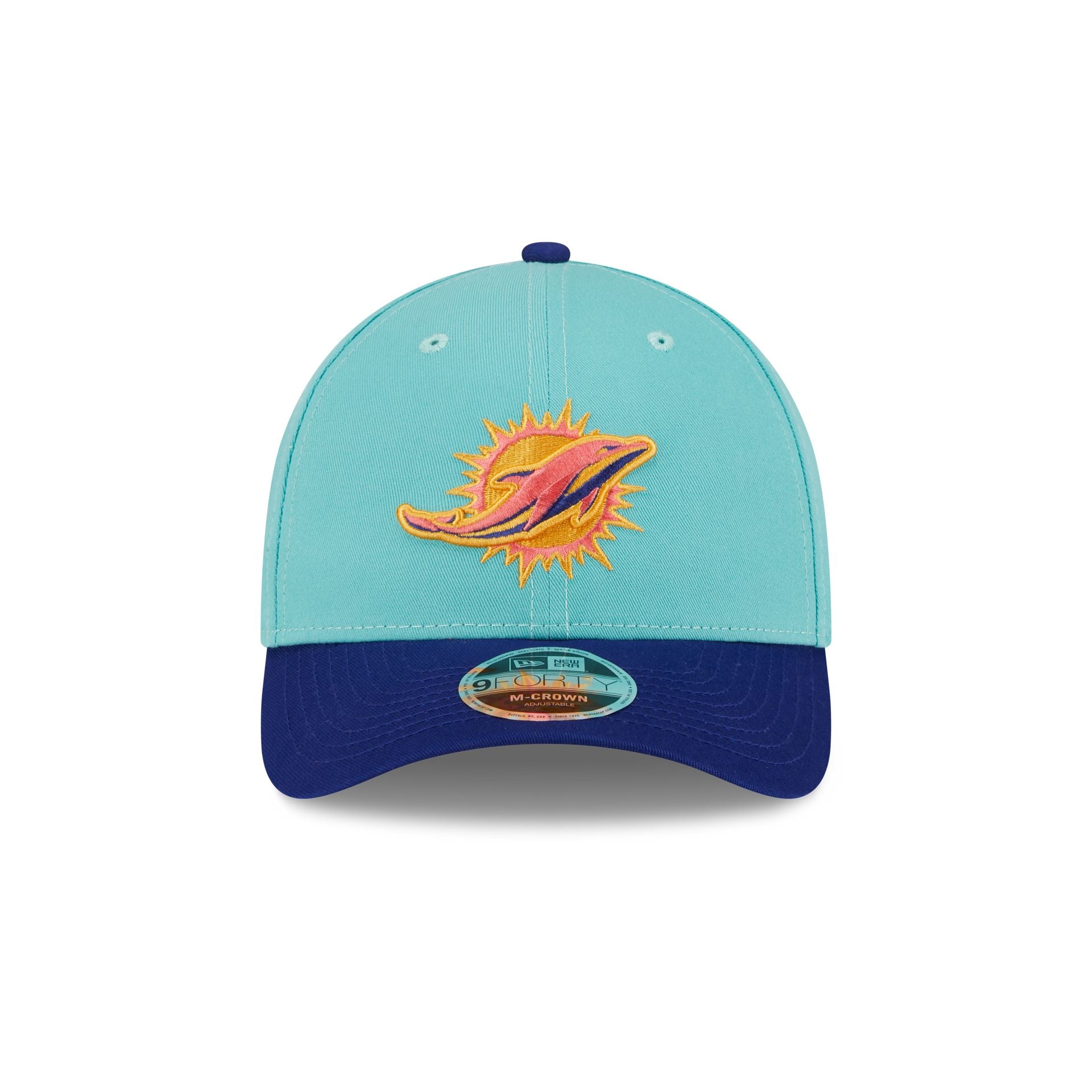 Miami Dolphins Clear Mint 9FORTY M-Crown Adjustable Hat - Image 2
