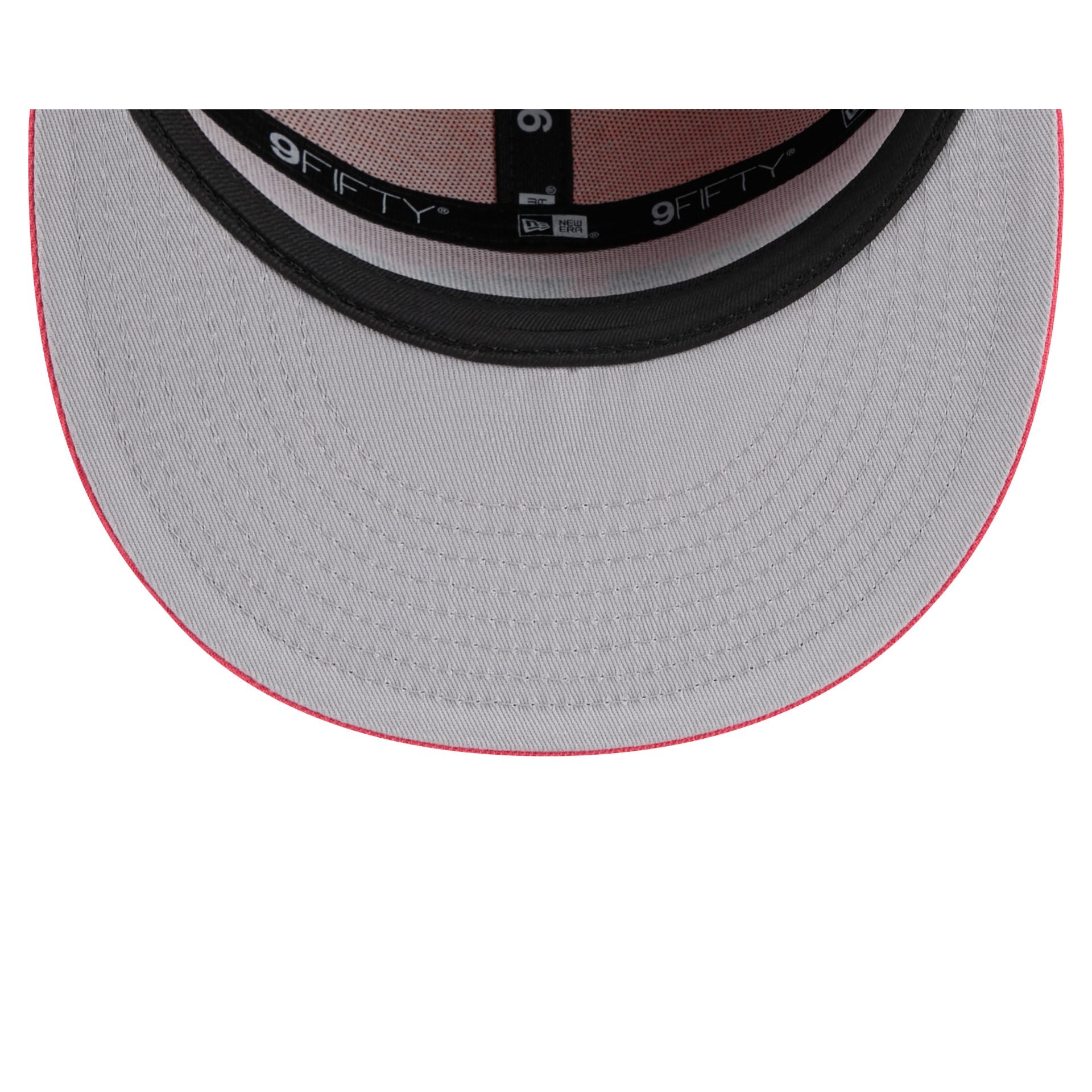 New York Yankees Coral Split Panel 9FIFTY Snapback Hat - Image 7