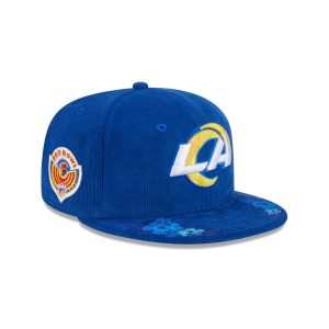 Just Caps Floral Corduroy Los Angeles Rams 59FIFTY Fitted Hat