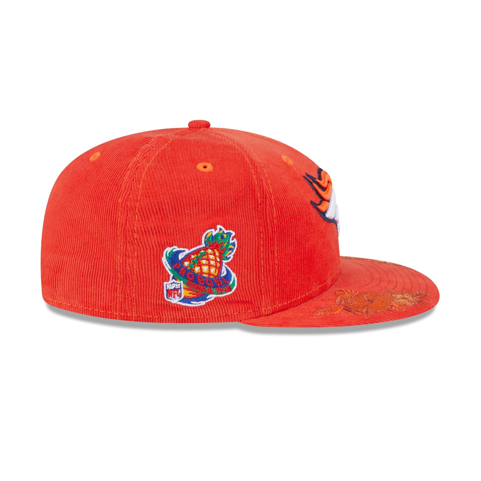 Just Caps Floral Corduroy Denver Broncos 59FIFTY Fitted Hat - Image 5