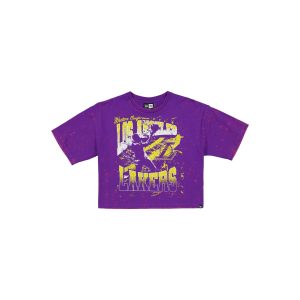 Los Angeles Lakers Sport Classics Women's Cropped T-Shirt