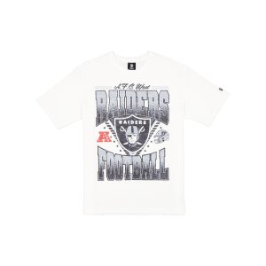 Las Vegas Raiders Sport Classics Washed Optic White T-Shirt