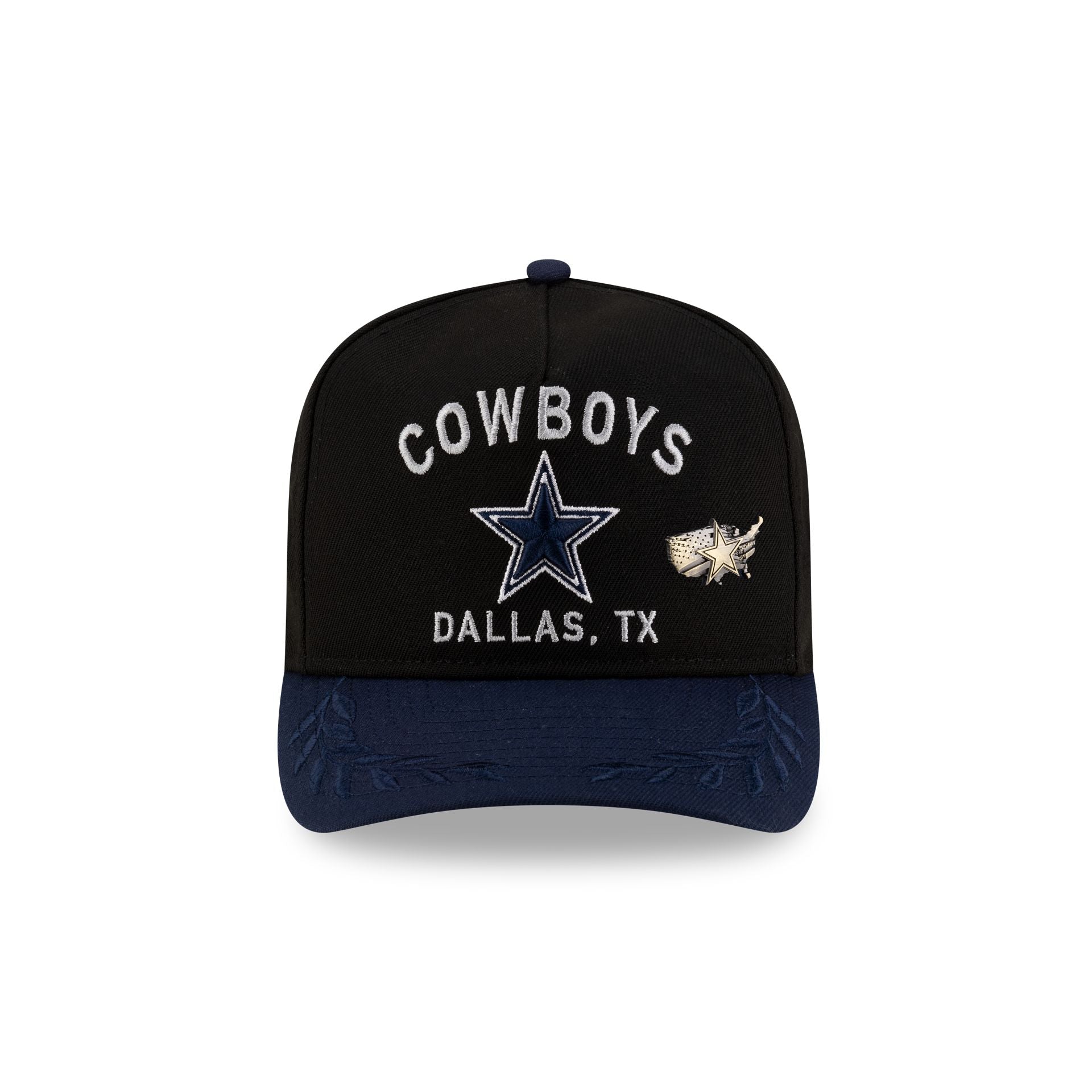 Dallas Cowboys 2025 Draft Black 59FIFTY A-Frame Fitted Hat - Image 2