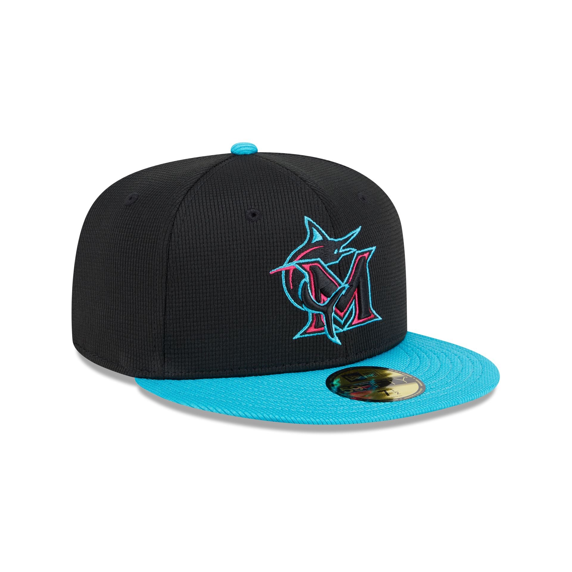 Miami Marlins City Connect Batting Practice 59FIFTY Fitted Hat - Image 3