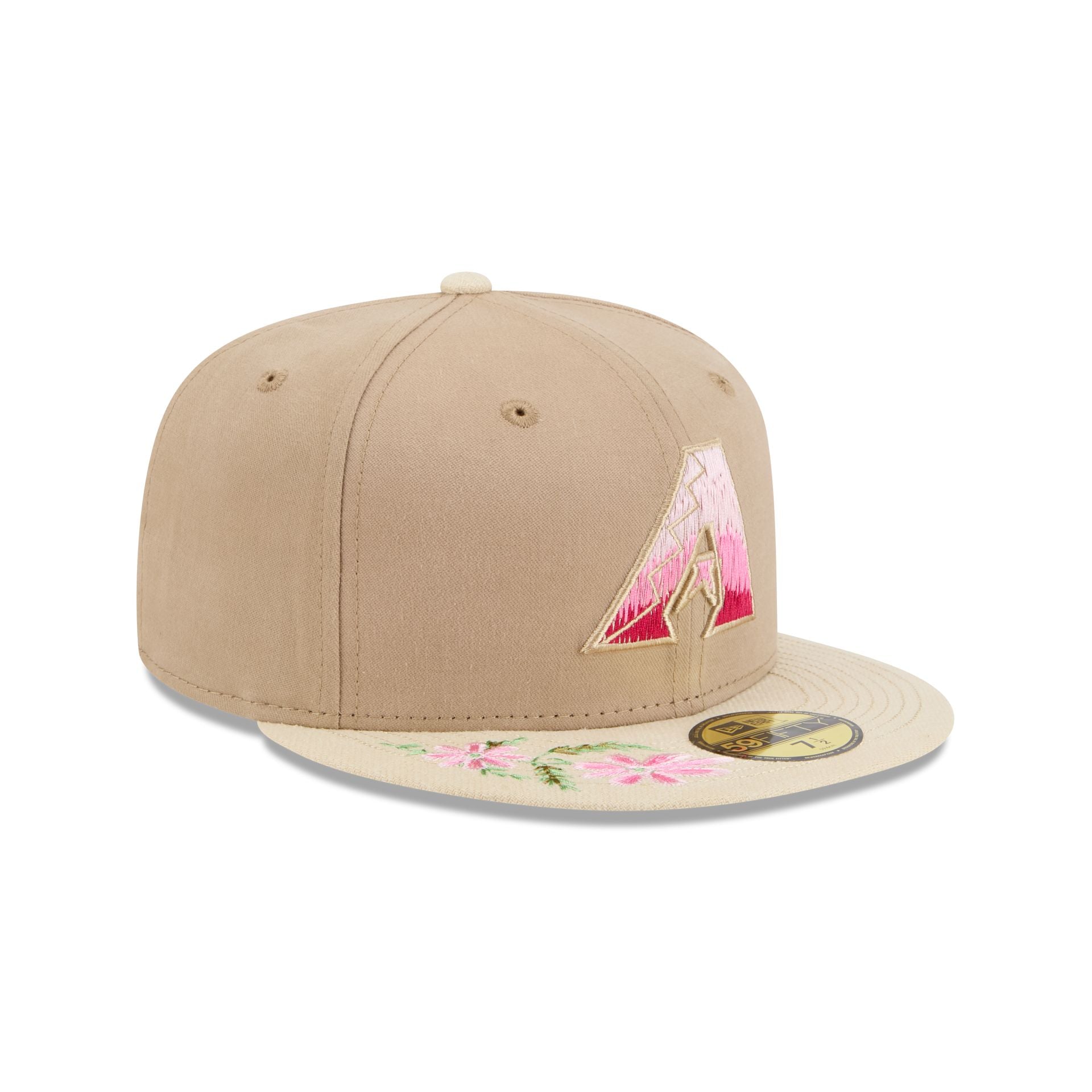 Arizona Diamondbacks Hand Stitched Floral 59FIFTY Fitted Hat - Image 3