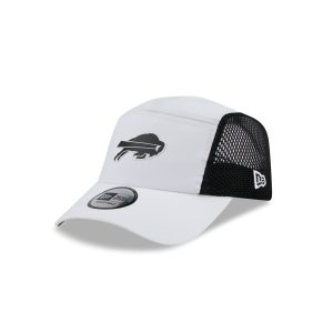 Buffalo Bills White Poly Runner Adjustable Hat