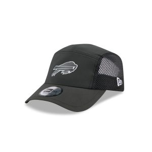 Buffalo Bills Black Poly Runner Adjustable Hat