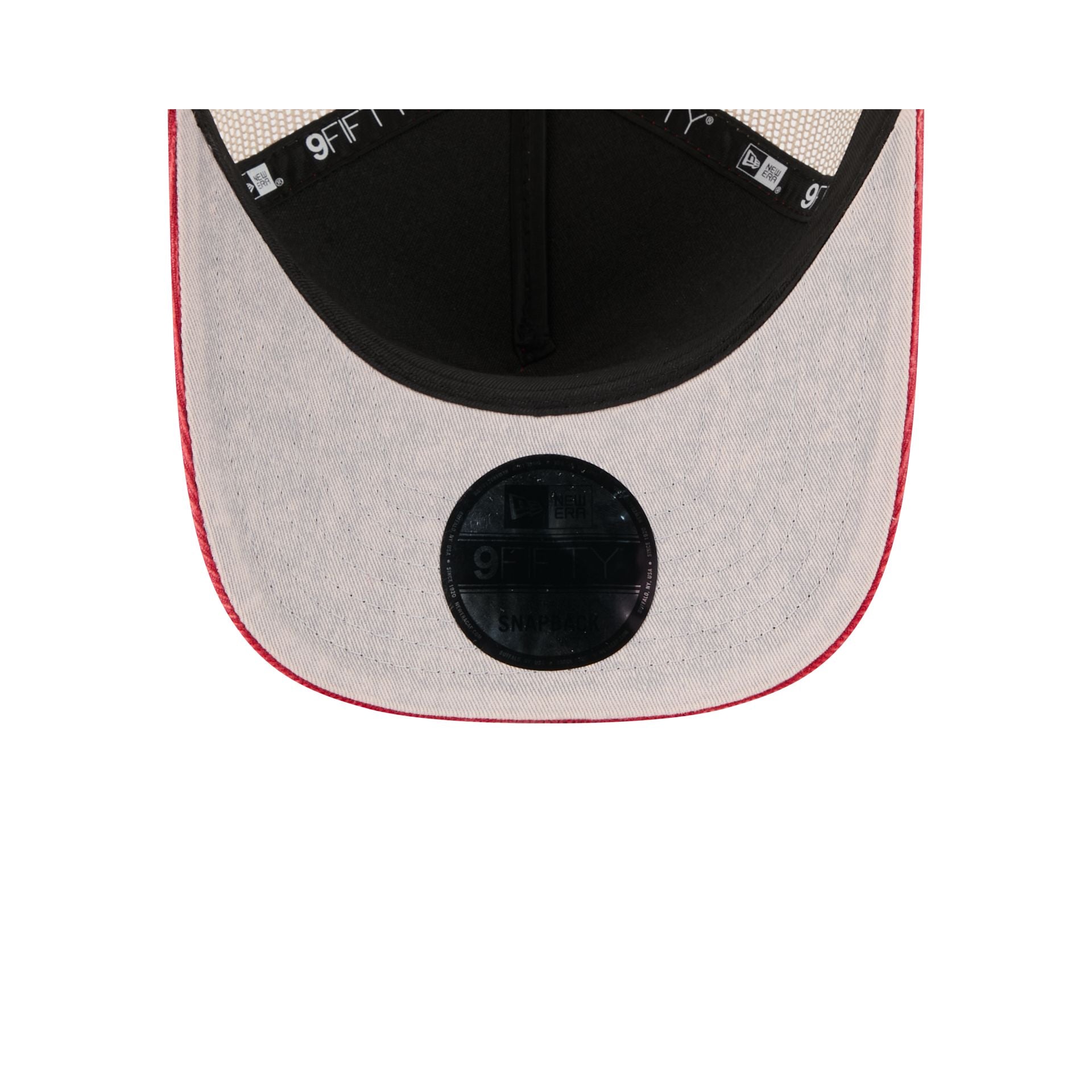 San Francisco 49ers Vintage Landscape 9FIFTY A-Frame Trucker Hat - Image 7