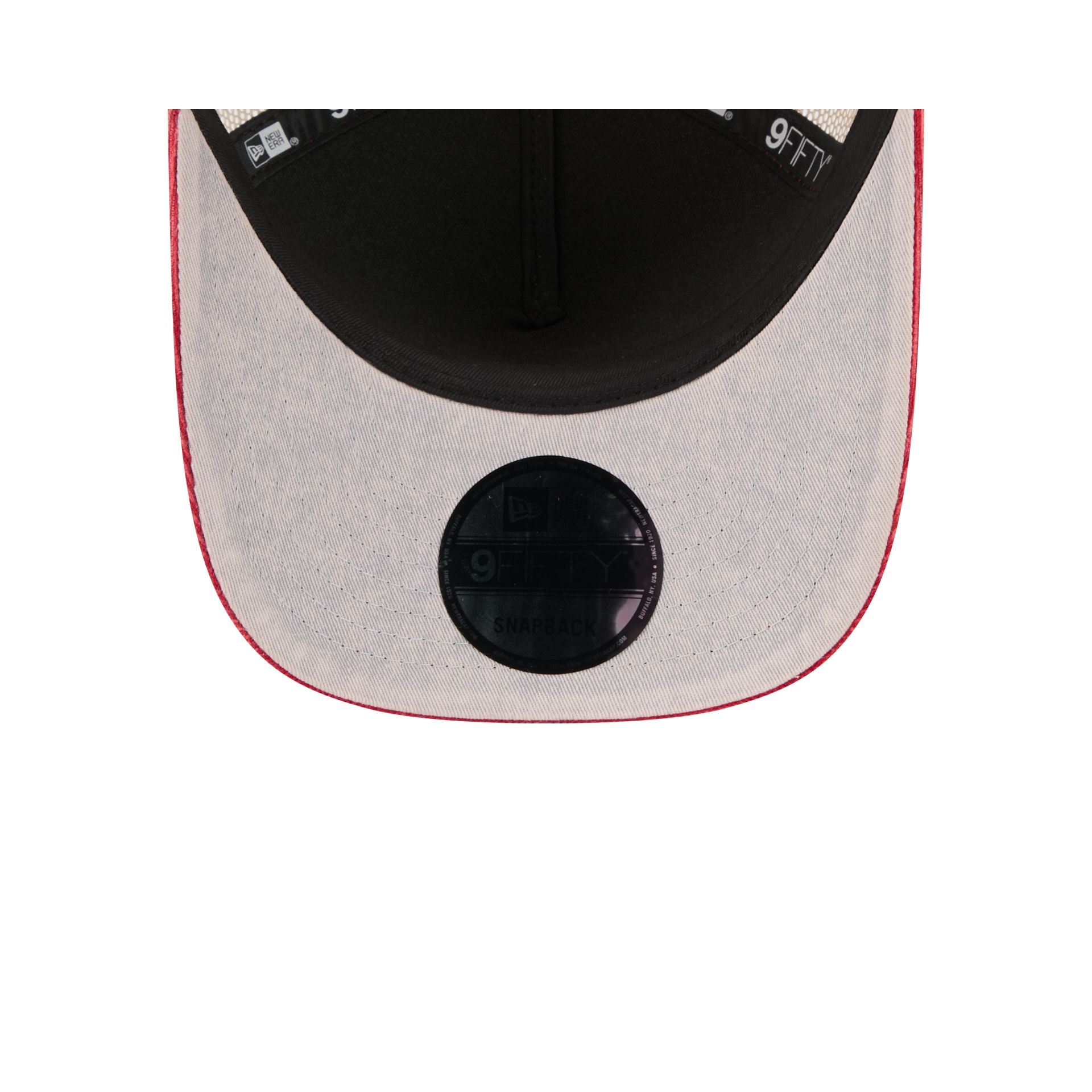 Detroit Red Wings Vintage Landscape 9FIFTY A-Frame Trucker Hat - Image 7