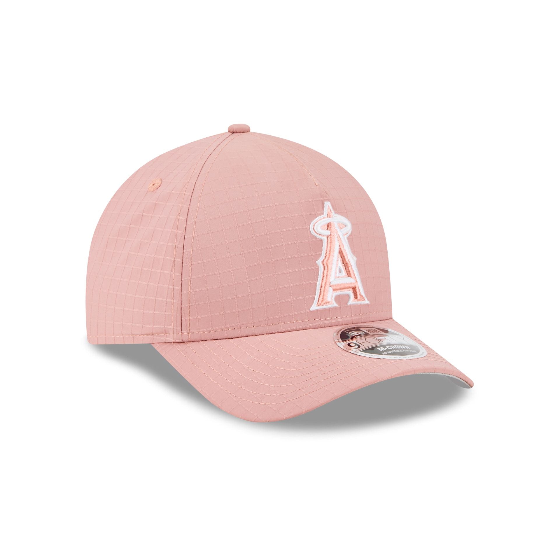 Los Angeles Angels Pink Ripstop 9FORTY M-Crown A-Frame Snapback Hat - Image 3