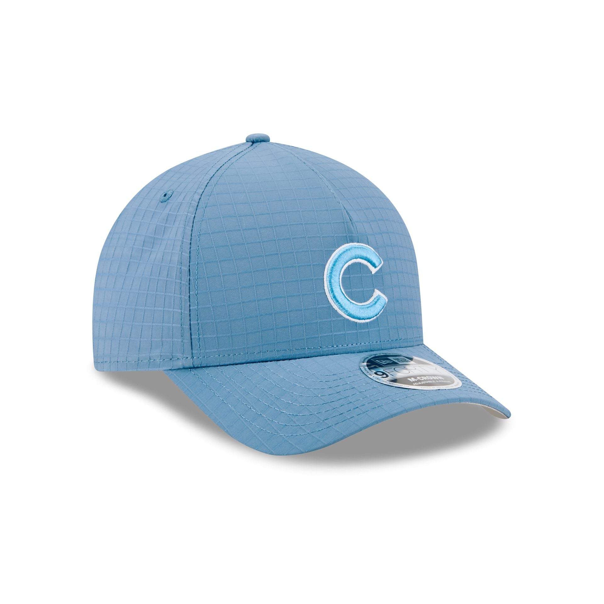 Chicago Cubs Blue Ripstop 9FORTY M-Crown A-Frame Snapback Hat - Image 3