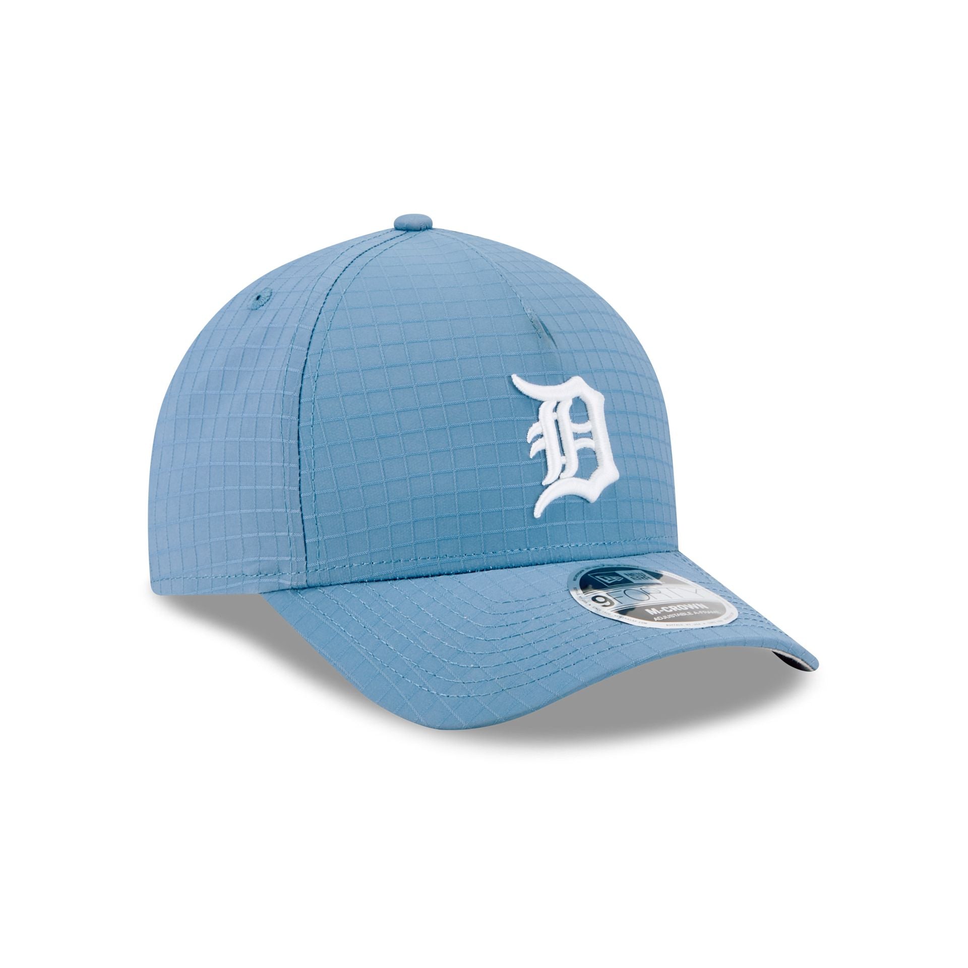 Detroit Tigers Blue Ripstop 9FORTY M-Crown A-Frame Snapback Hat - Image 3