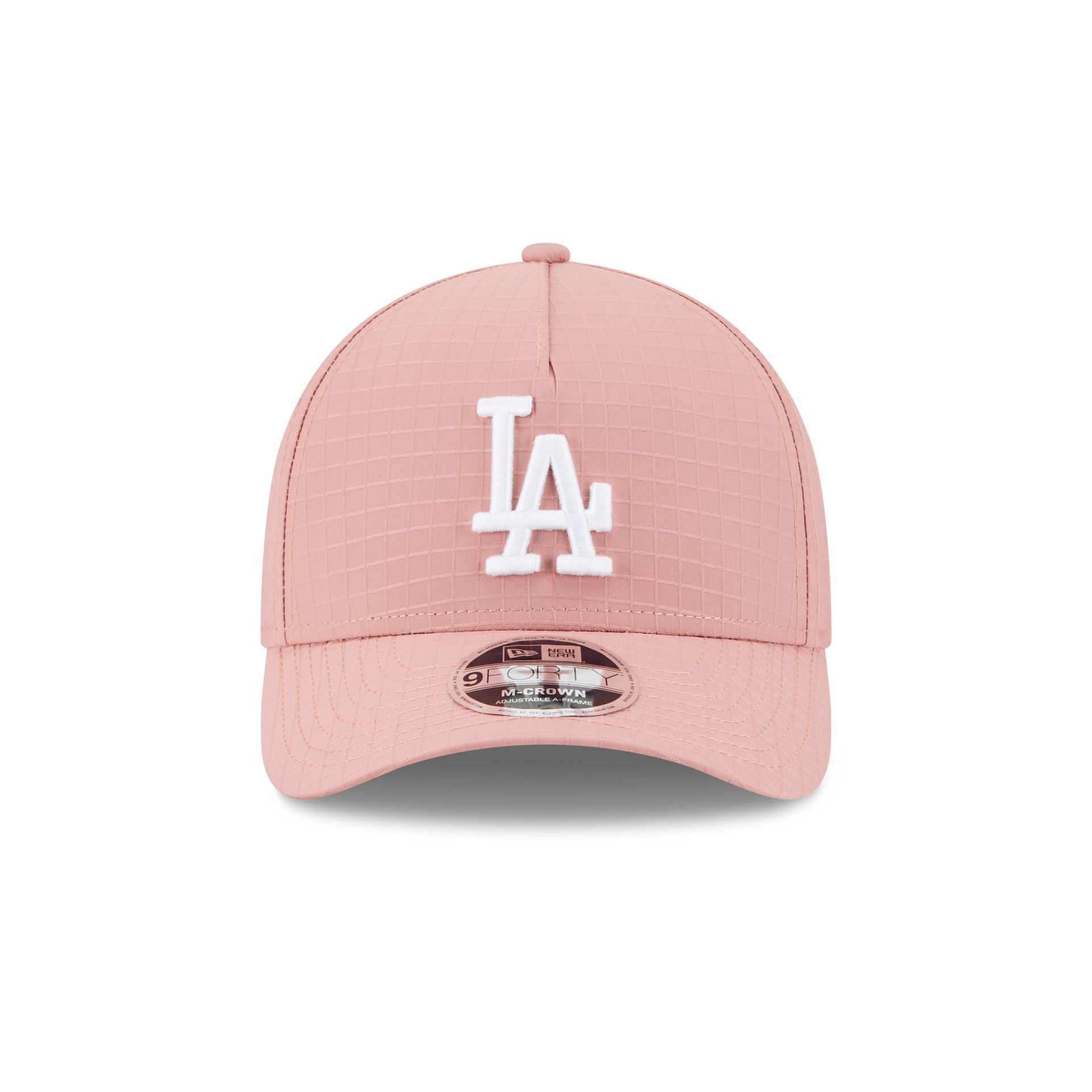 Los Angeles Dodgers Pink Ripstop 9FORTY M-Crown A-Frame Snapback Hat - Image 2