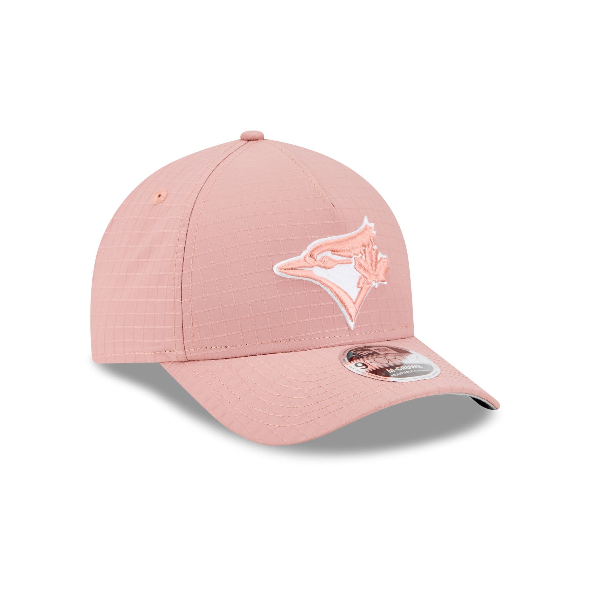 Toronto Blue Jays Pink Ripstop 9FORTY M-Crown A-Frame Snapback Hat - Image 3