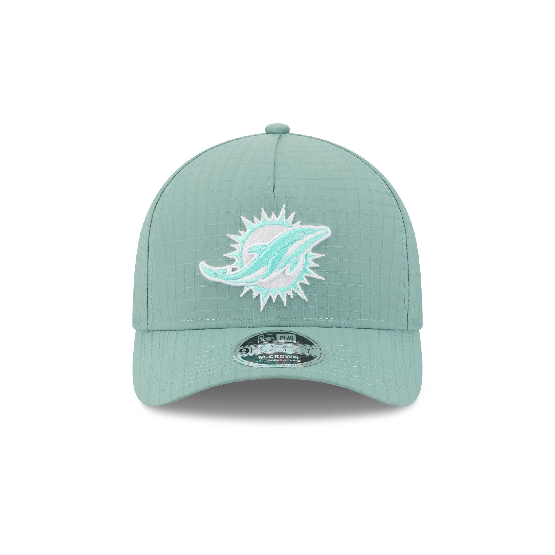 Miami Dolphins Green Ripstop 9FORTY M-Crown A-Frame Snapback Hat - Image 2