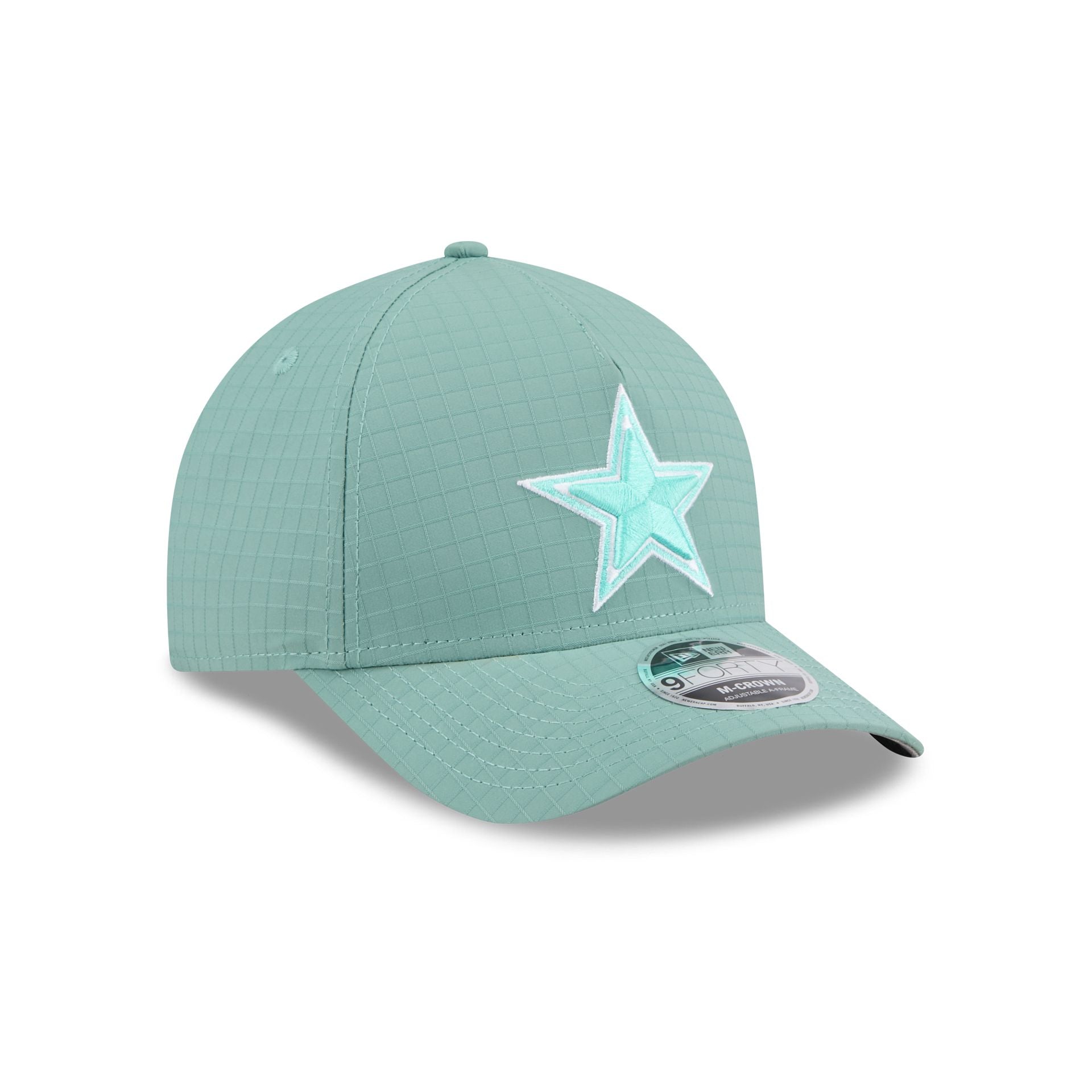 Dallas Cowboys Green Ripstop 9FORTY M-Crown A-Frame Snapback Hat - Image 3