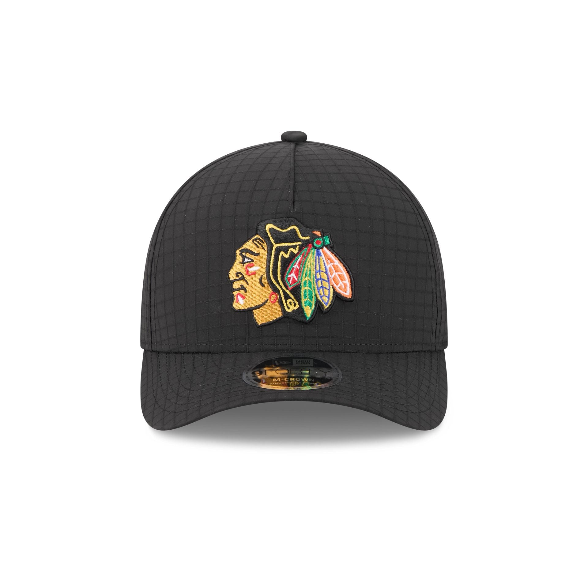 Chicago Blackhawks Ripstop 9FORTY M-Crown A-Frame Snapback Hat - Image 2