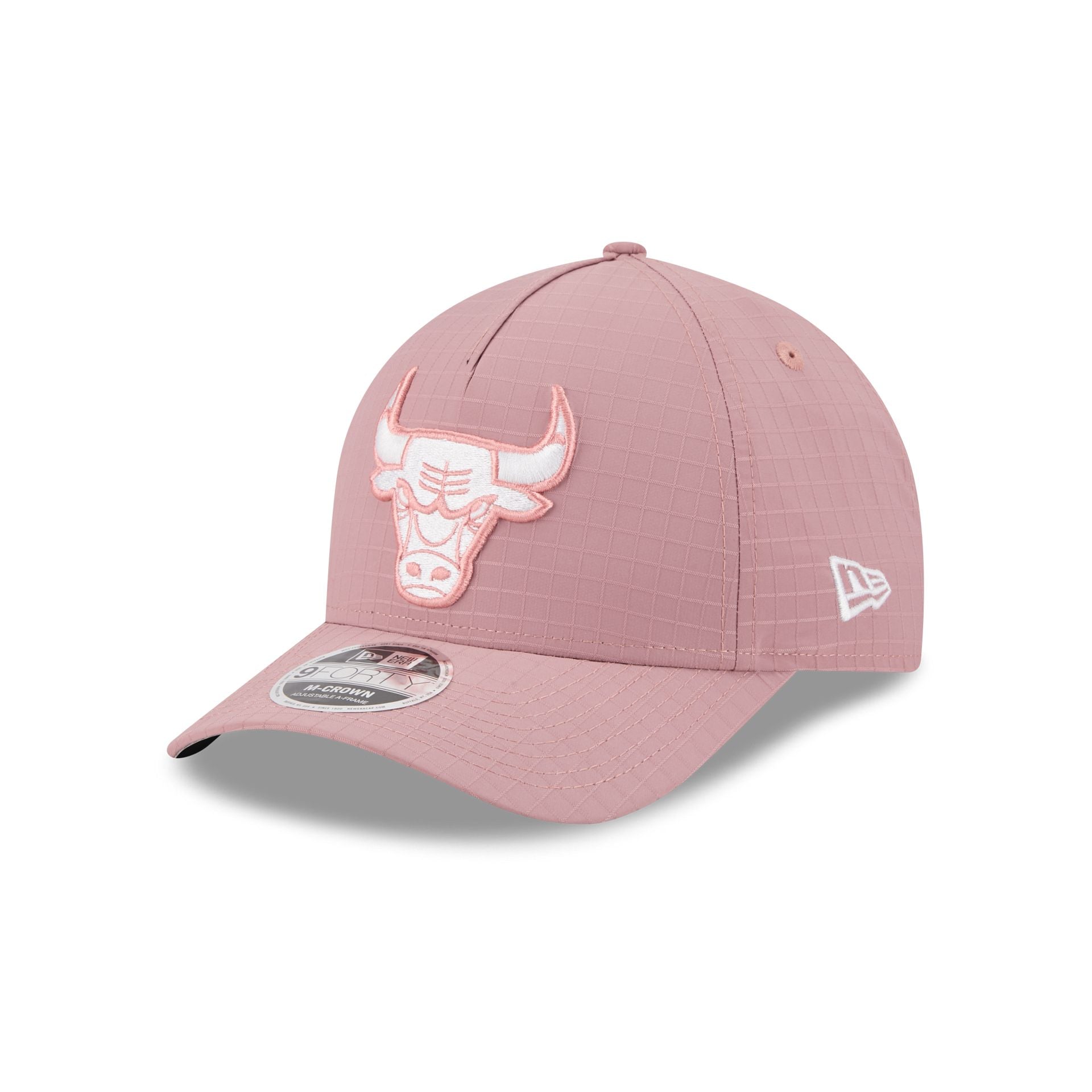 Chicago Bulls Pink Ripstop 9FORTY M-Crown A-Frame Snapback Hat