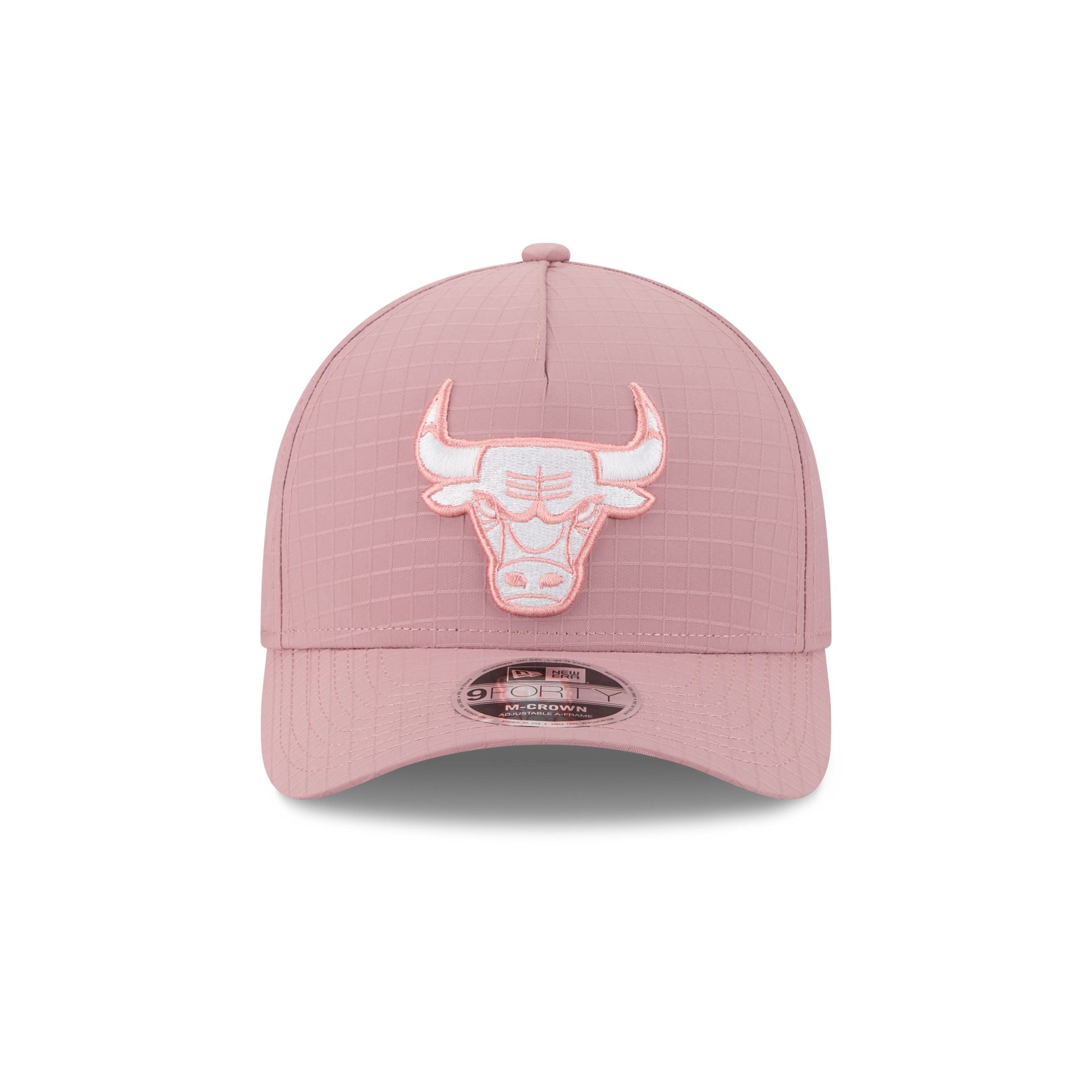 Chicago Bulls Pink Ripstop 9FORTY M-Crown A-Frame Snapback Hat - Image 2