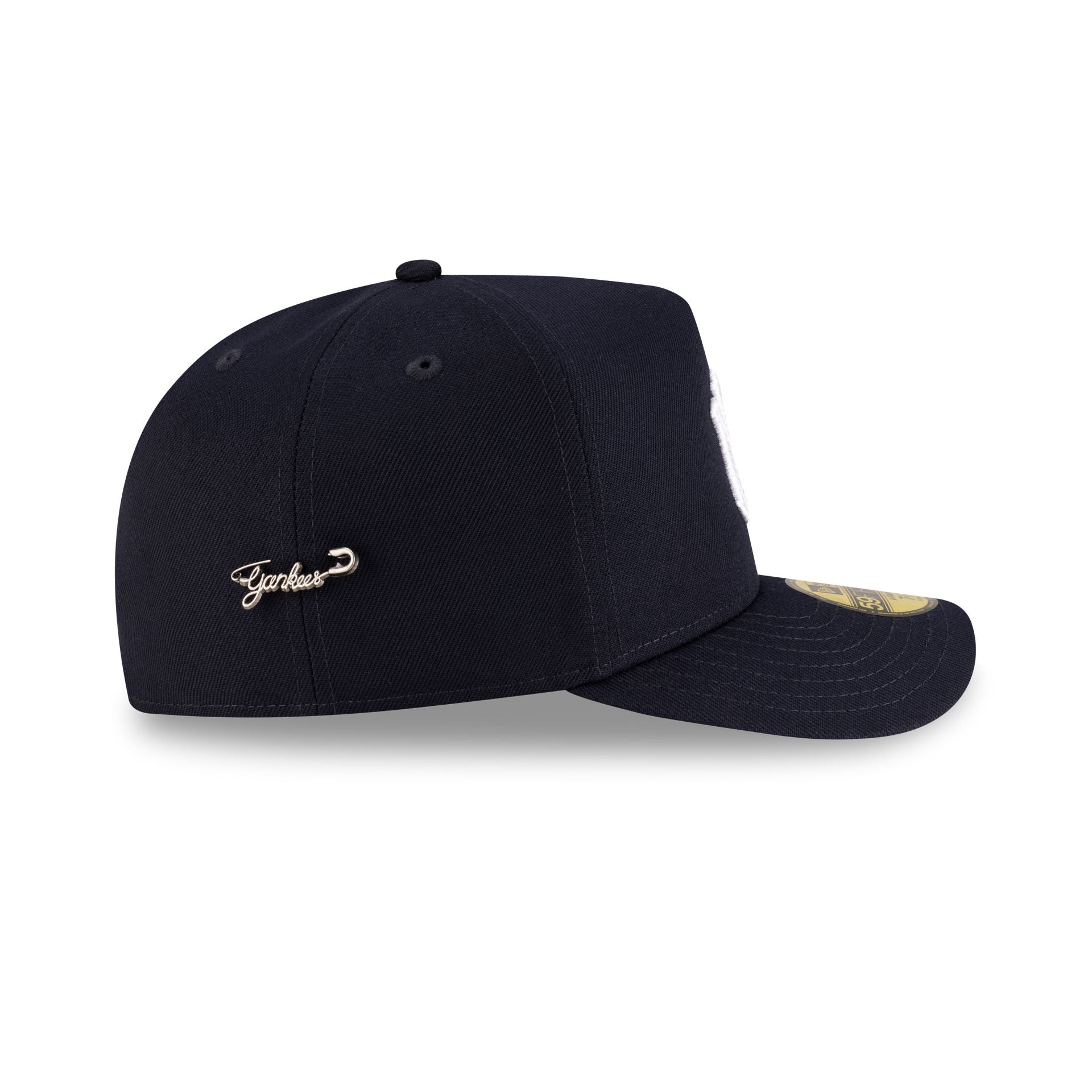 New York Yankees Script Safety Pin 59FIFTY A-Frame Fitted Hat - Image 4