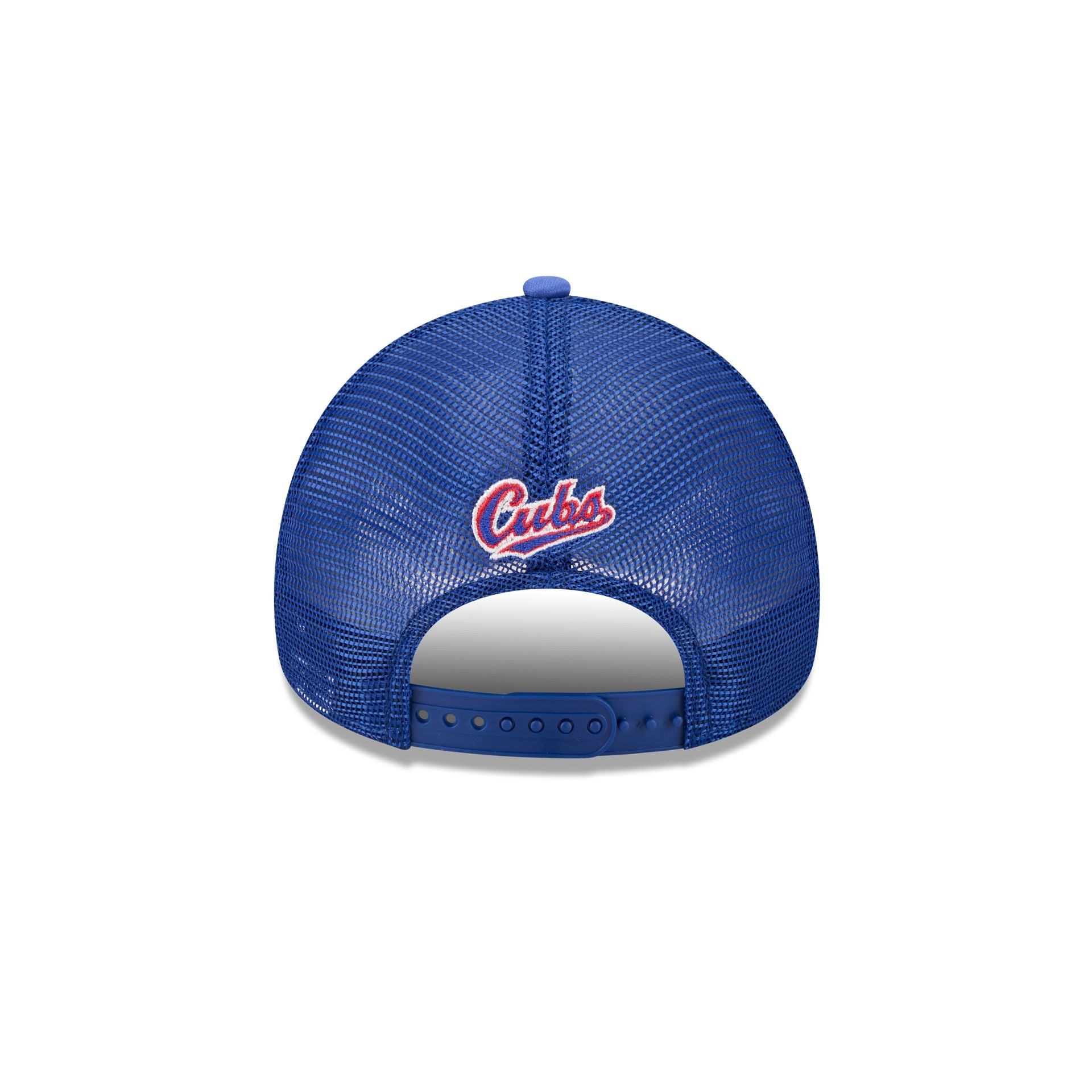Chicago Cubs State Flower 9FORTY A-Frame Trucker Hat - Image 6