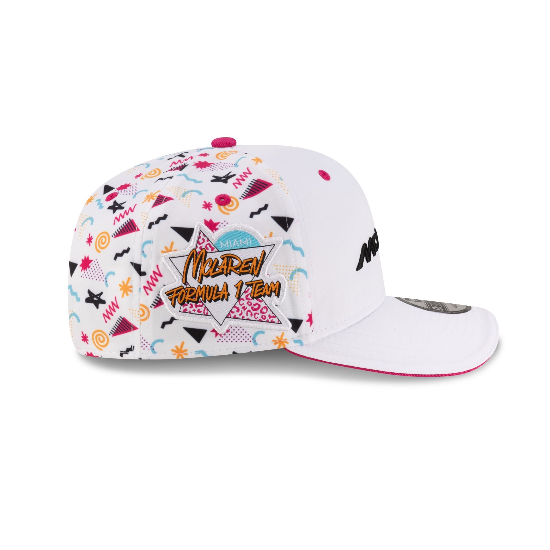 2025 Miami Race Special McLaren Formula 1 Team 9SEVENTY Stretch-Snap Hat - Image 4