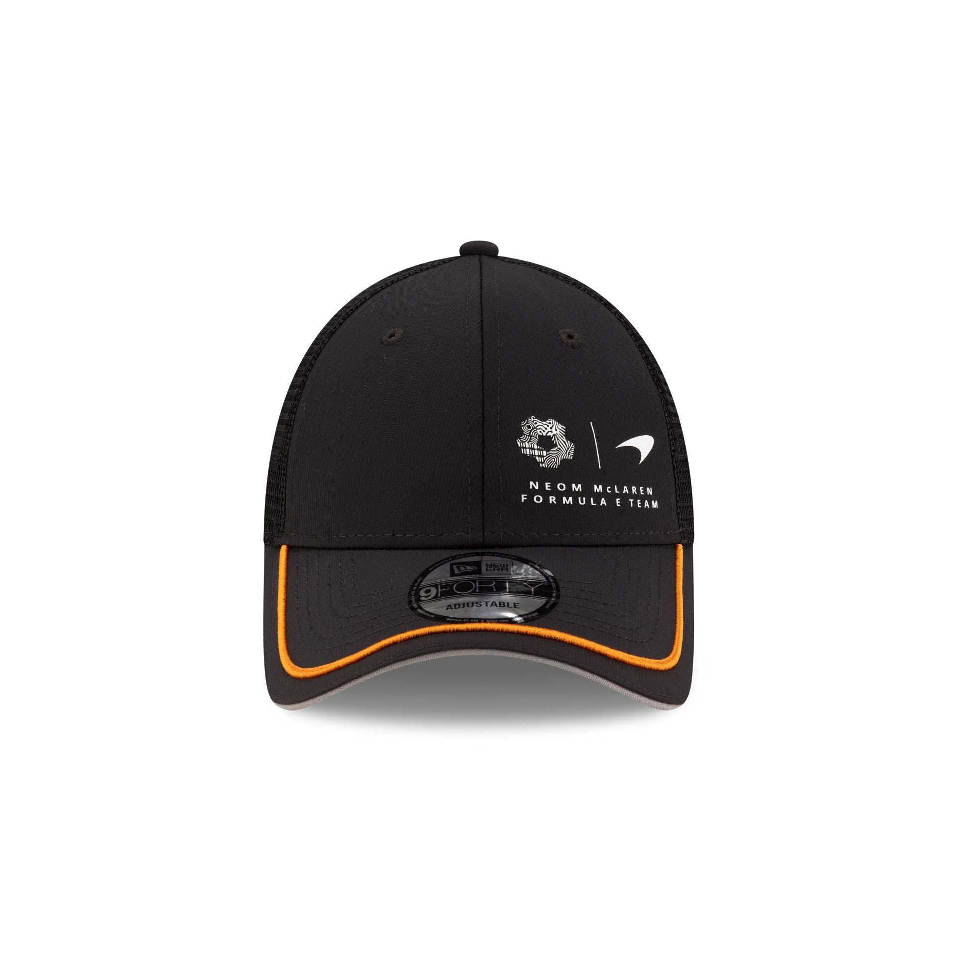 NEOM McLaren Formula E Team Black Repreve 9FORTY Trucker Hat - Image 2