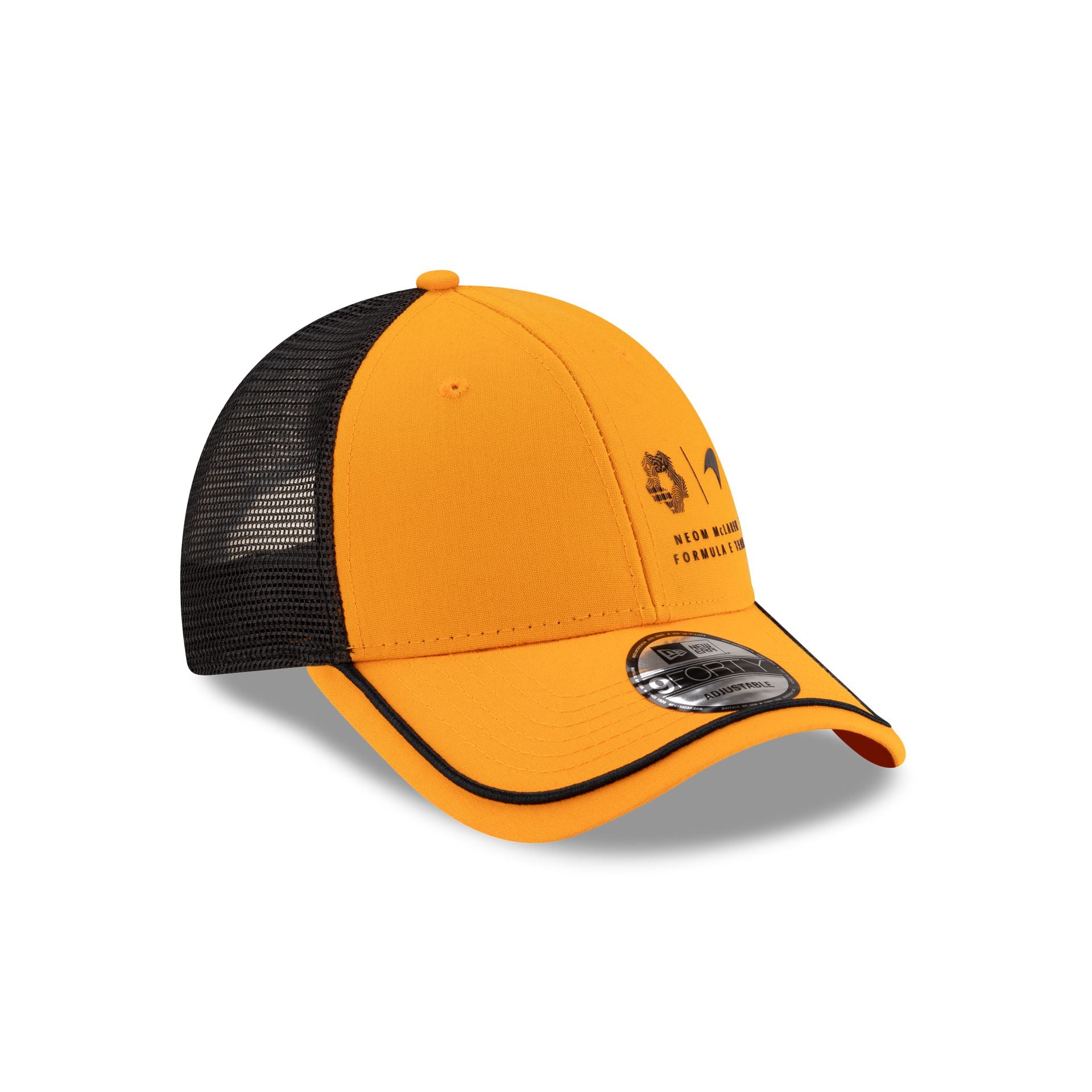 NEOM McLaren Formula E Team Repreve 9FORTY Trucker Hat - Image 3